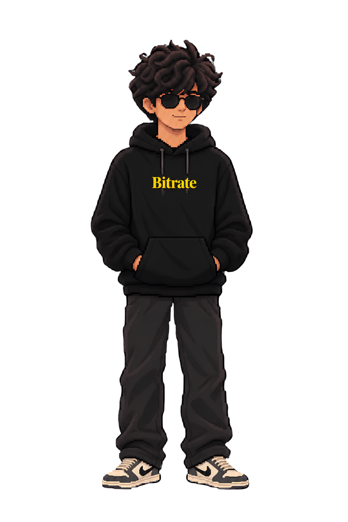 ARNAV TRIPATHI — Bitrate founder, pixel portrait